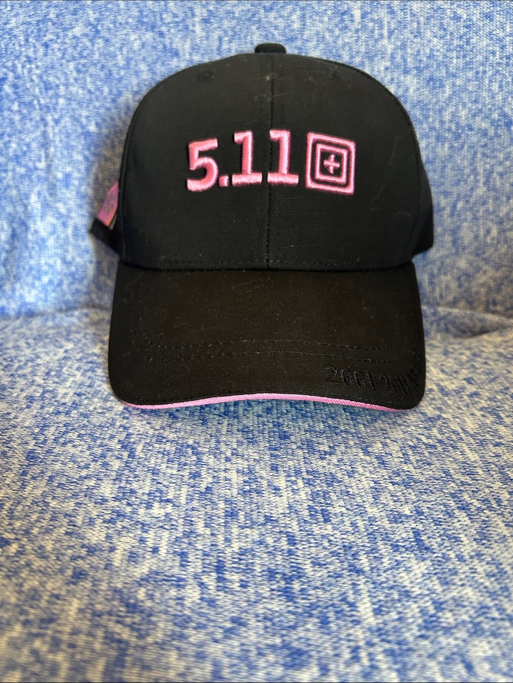5.11 Tactical Black and Pink women’s Cap with Embroidered Logo, in memory of 911